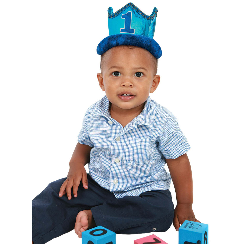 amscan-1st-birthday-boy-novelty-crown-fabric-with-plush-1