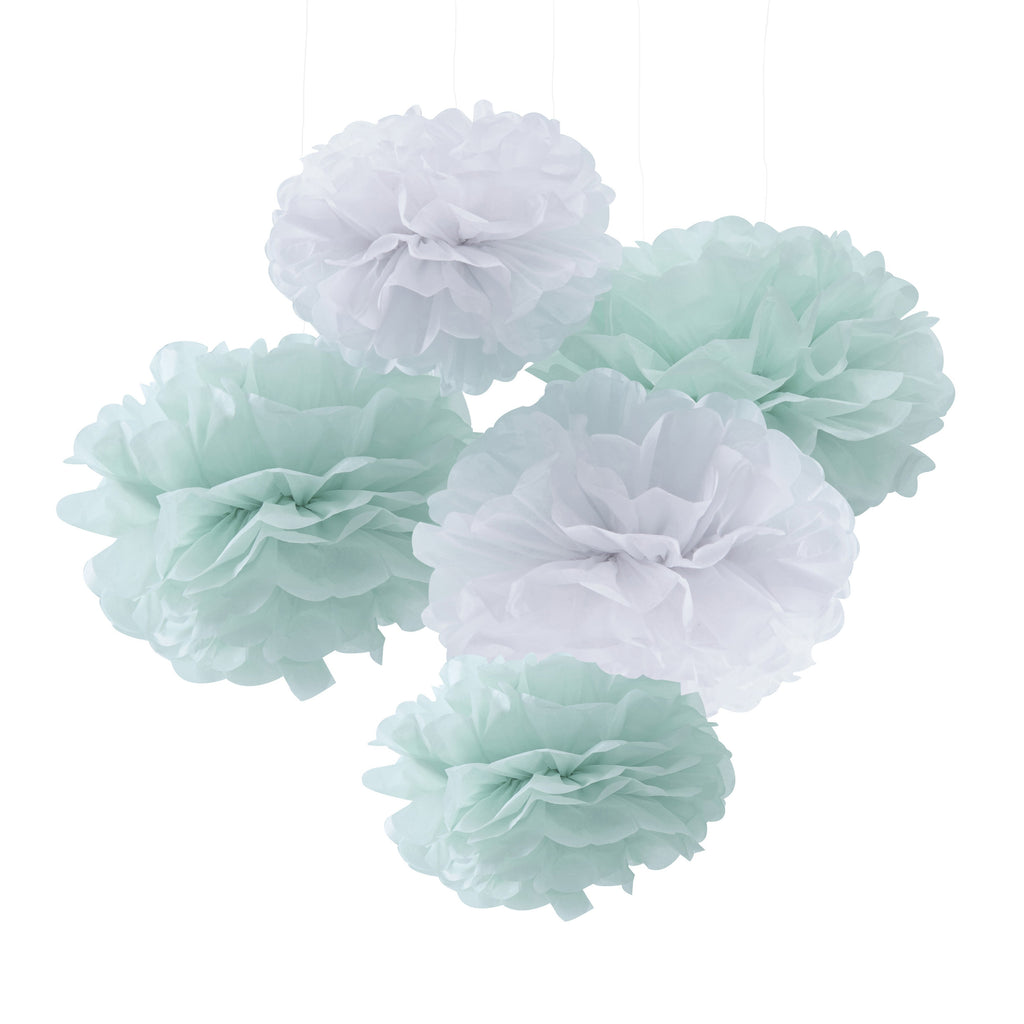 ginger-ray-mint-&-white-tissue-paper-pom-poms-hello-world-pack-of-5- (1)