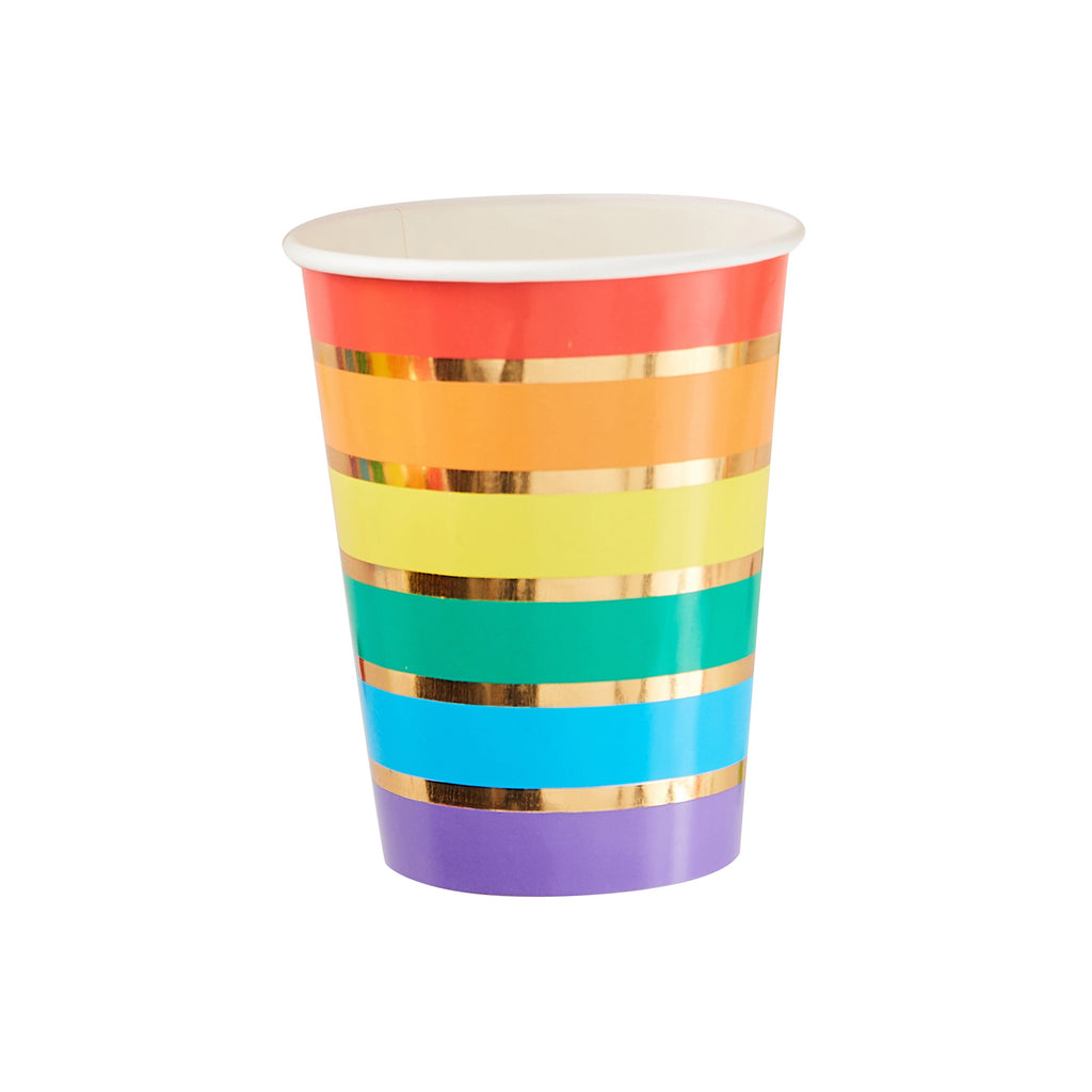 ginger-ray-rainbow-&-gold-foiled-paper-party-cups-over-the-rainbow-pack-of-8- (1)