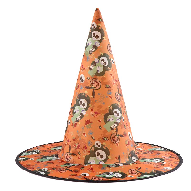Halloween Witch Hat Little Devil Orange 35cm x 38cm