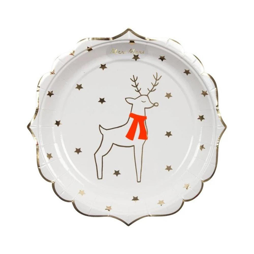 meri-meri-reindeer-&-star-plate-small-pack-of-8- (2)