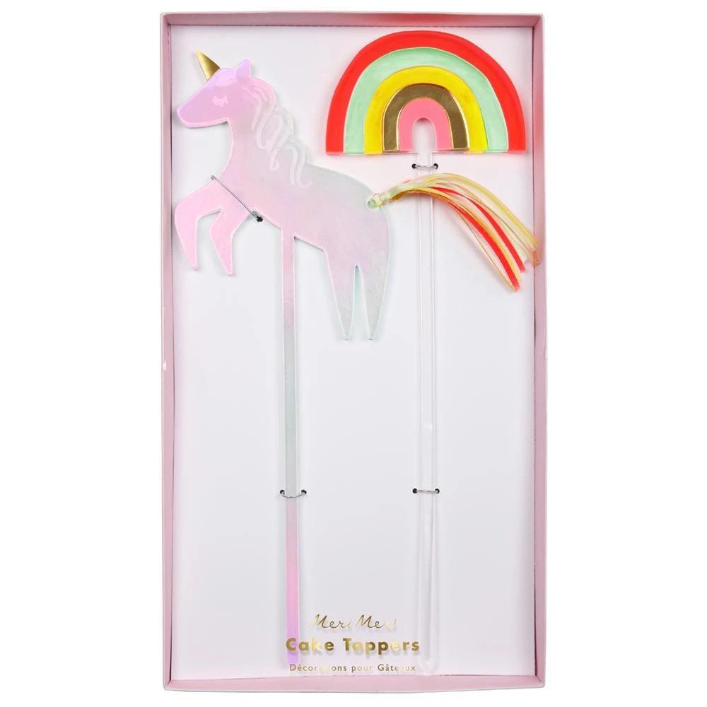 meri-meri-topper-unicorn-&-rainbow-pack-of-2-1
