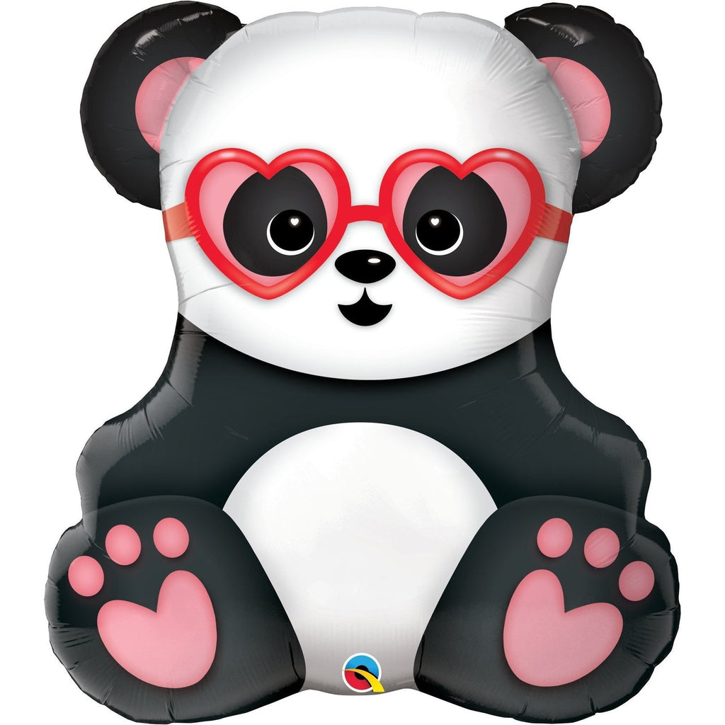 qualatex-lovestruck-panda-bear-foil-balloon-32in-qual-54882