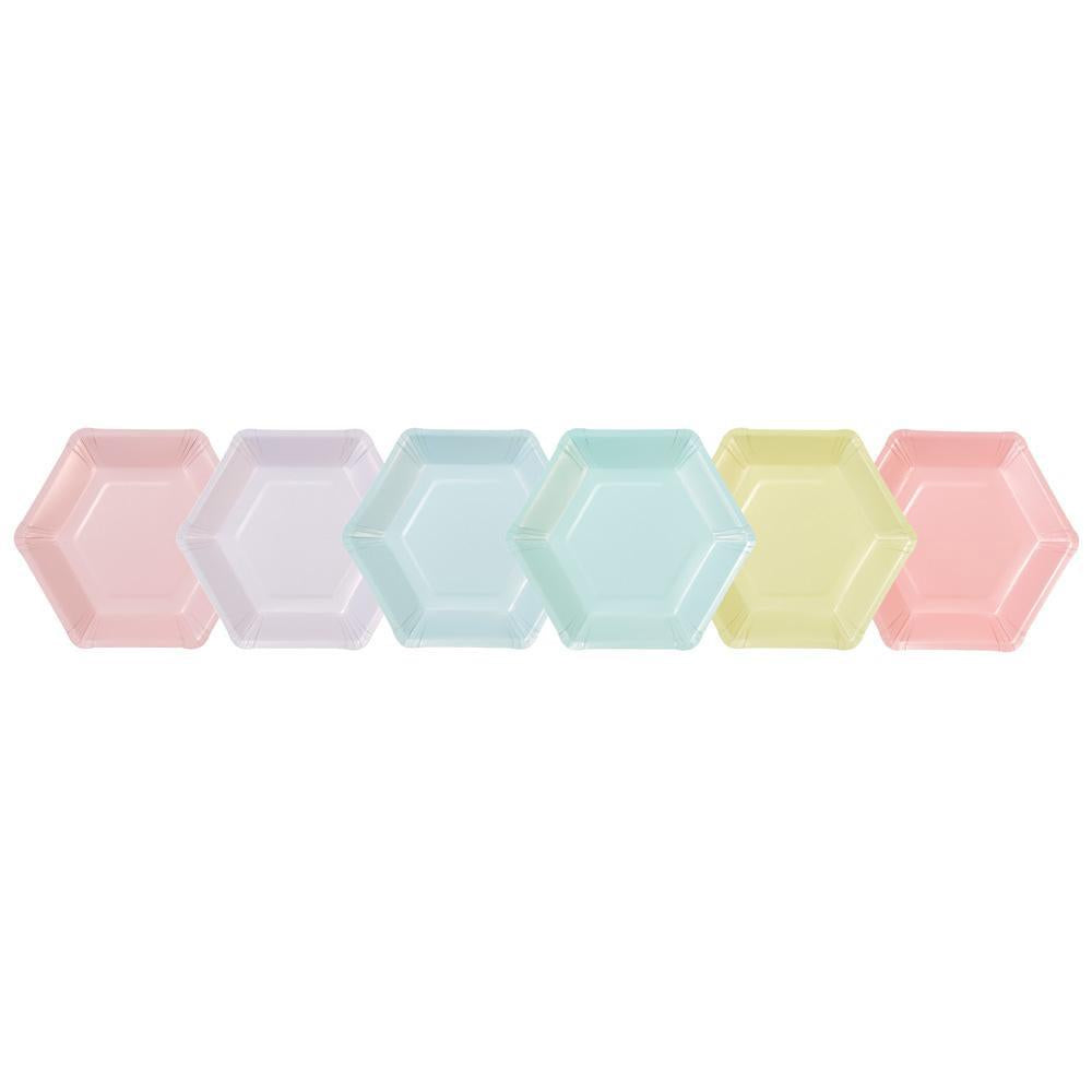 talking-tables-we-heart-pastel-hexagonal-plates-pack-of-12- (2)