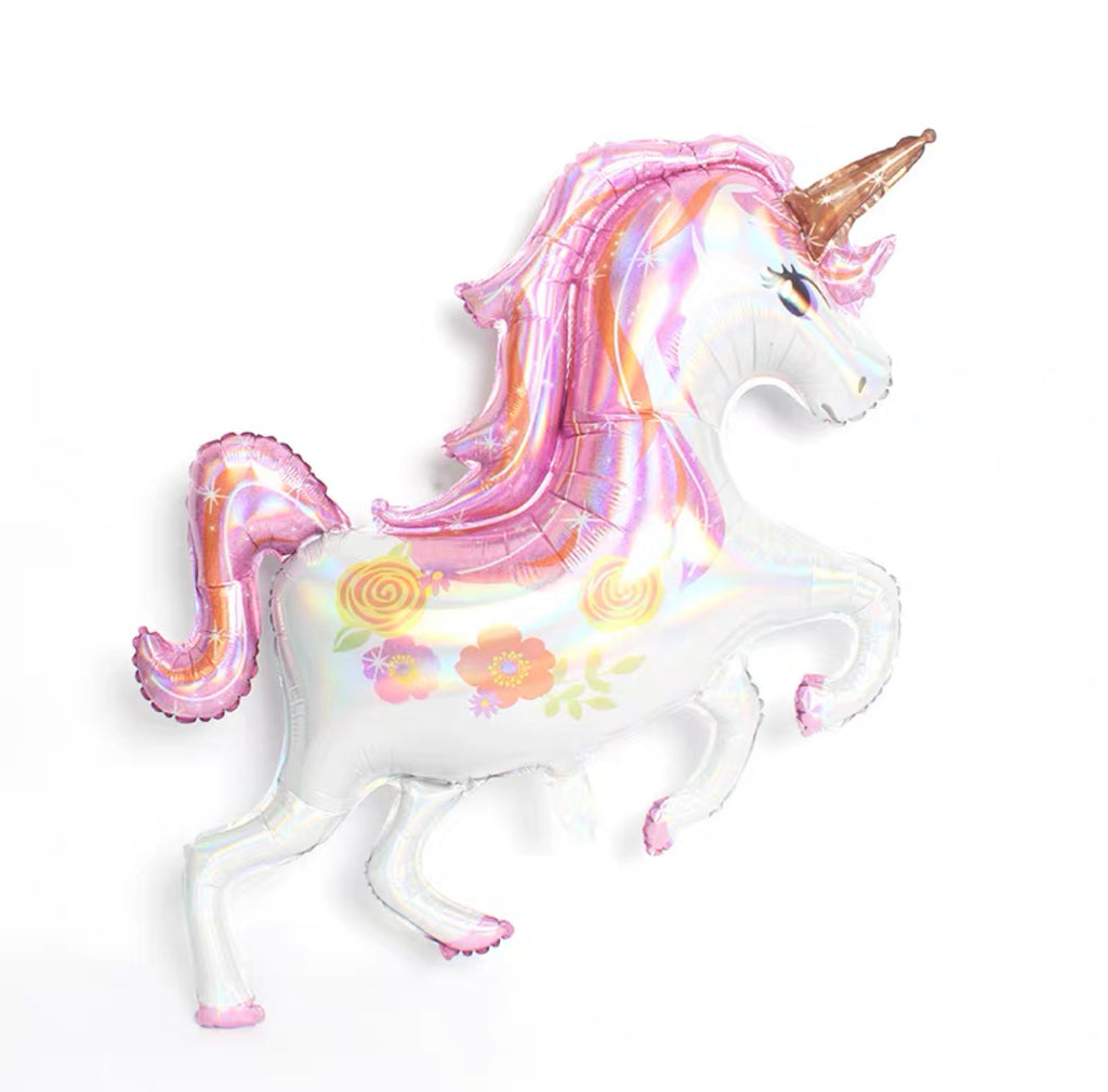 Iridescent Full Body Unicorn Foil Balloon 46in