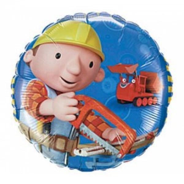 Bob The Builder Round Foil Balloon 18in / 46cm