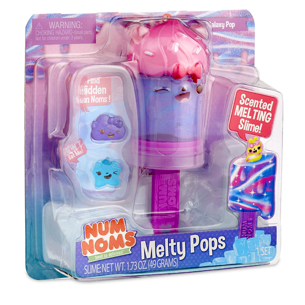 Num Noms Snackables Melty Pops Scented Melting Slime - Galaxy Pop