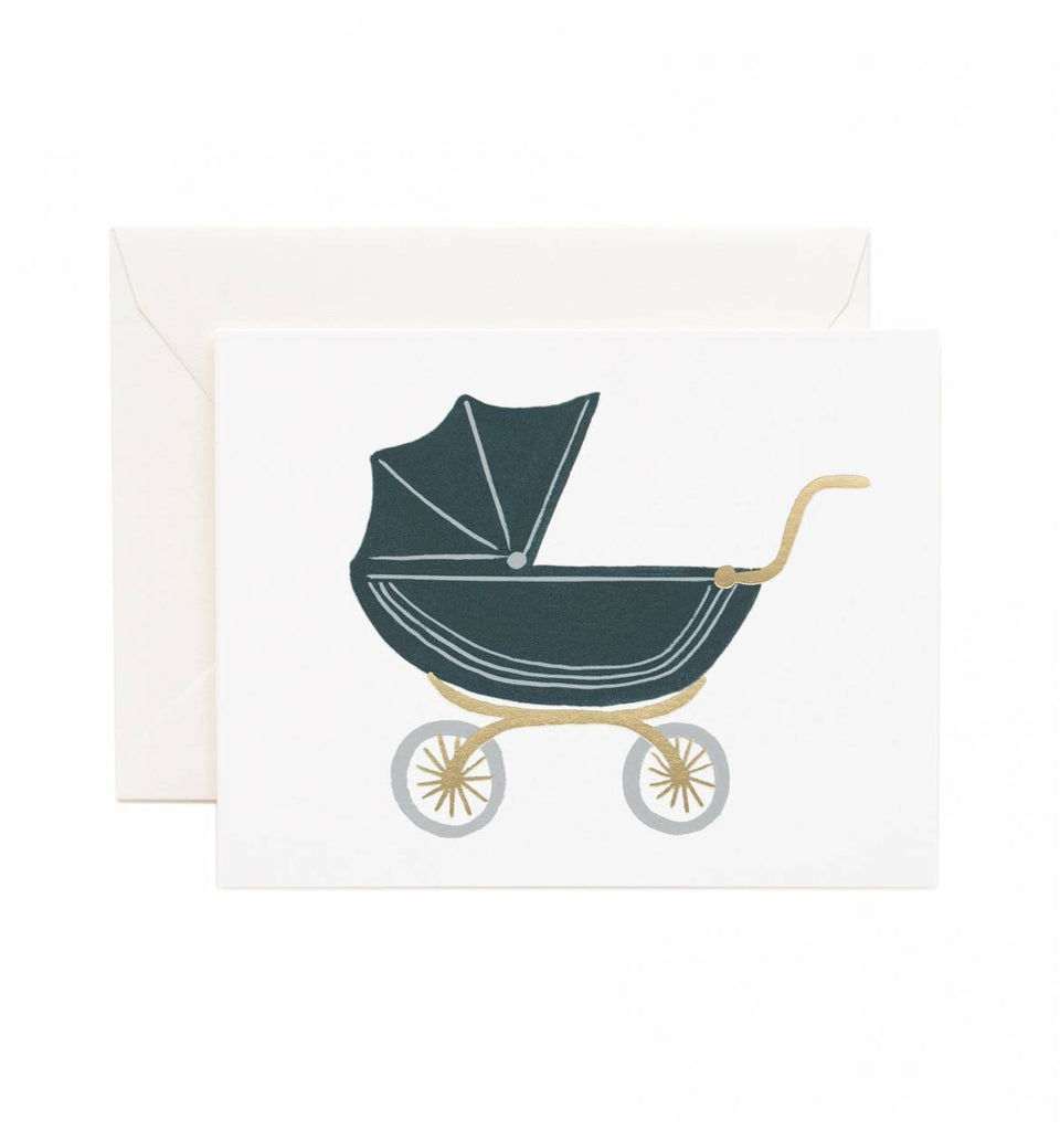 Rifle Paper Co Pram Baby Card