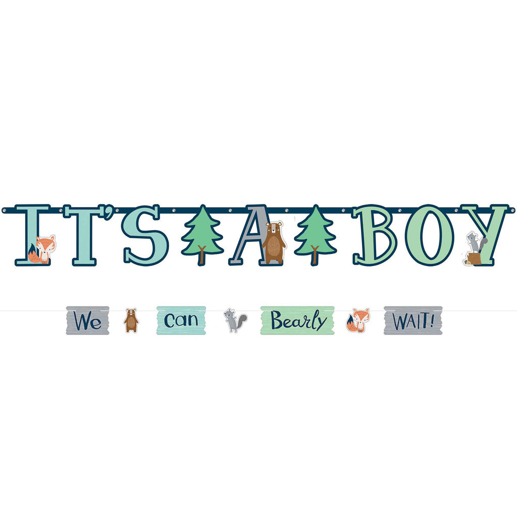 Bear-Ly Wait Jumbo Letter Banner