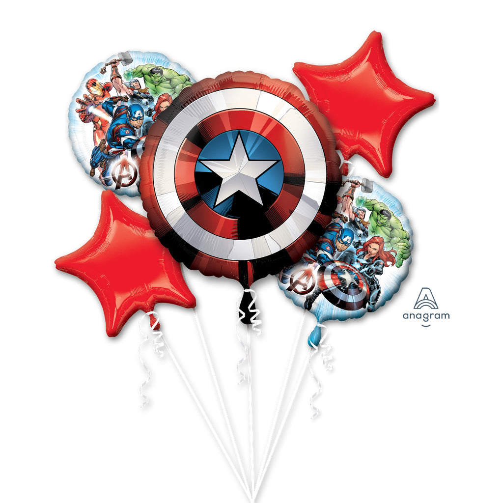 Avengers Shield - Foil Balloon Bouquet