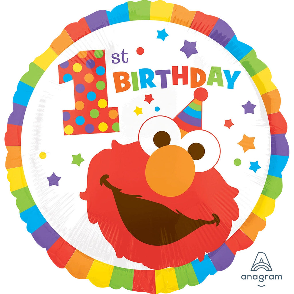 anagram-sesame-street-1st-birthday-foil-balloon-17in-anag-34386