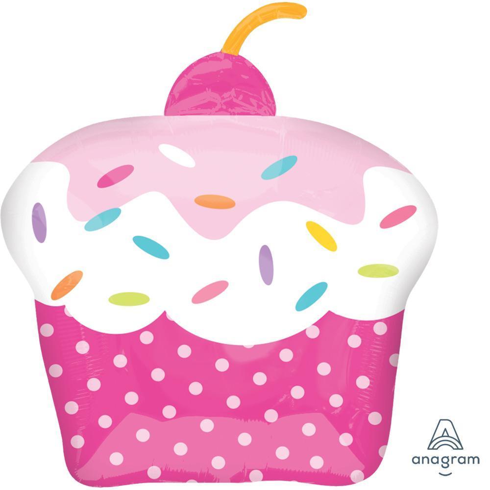 cupcake-party-die-cut-foil-balloon-19in-x-28in -49cm-x-72cm-29305-1