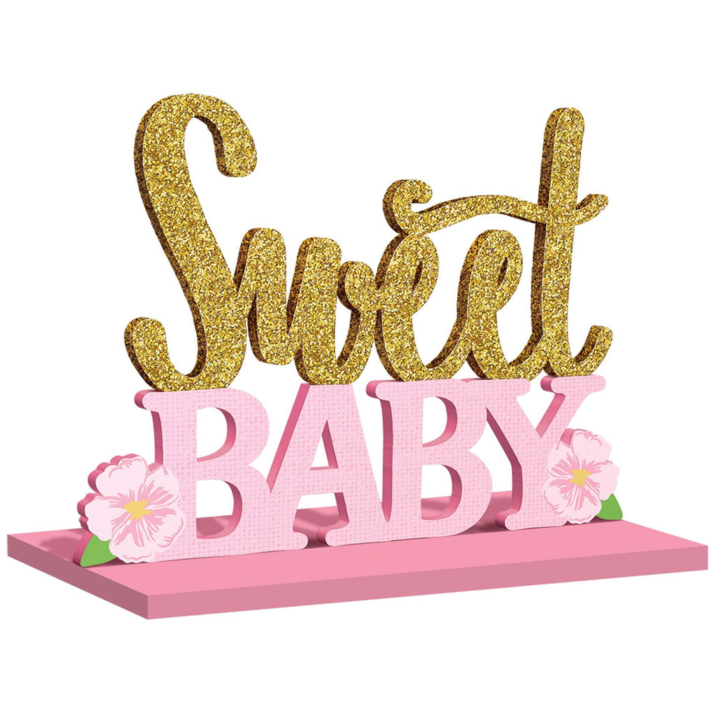 floral-baby-stand-up-mdf-sign-with-glitter-8.5in-x-11in-1