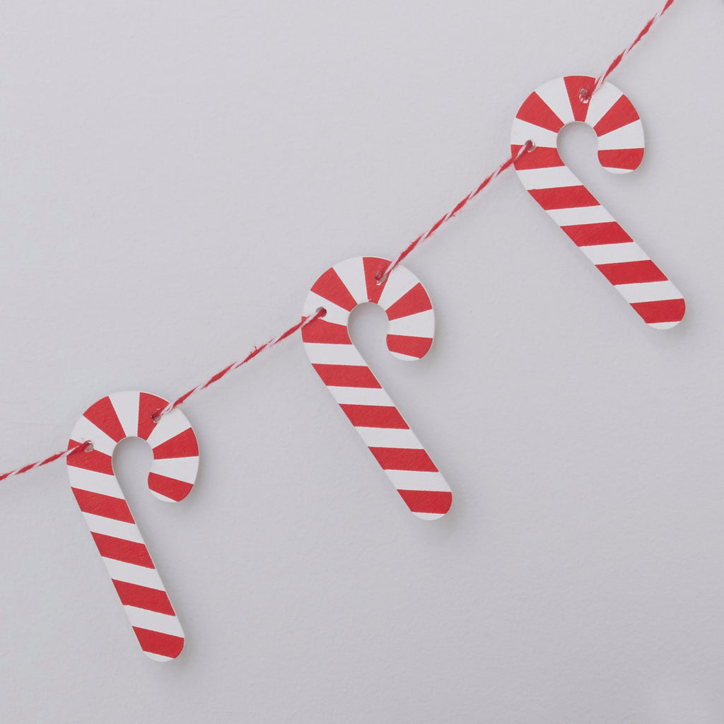 ginger-ray-candy-cane-shaped-wooden-christmas-bunting-1-5m-ginr-st-244-