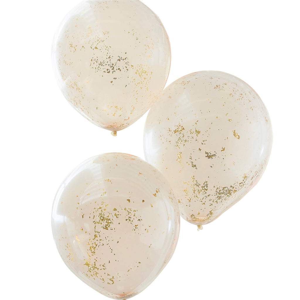 ginger-ray-double-layered-peach-gold-confetti-latex-balloon-18in-pack-of-3-ginr-mix-345