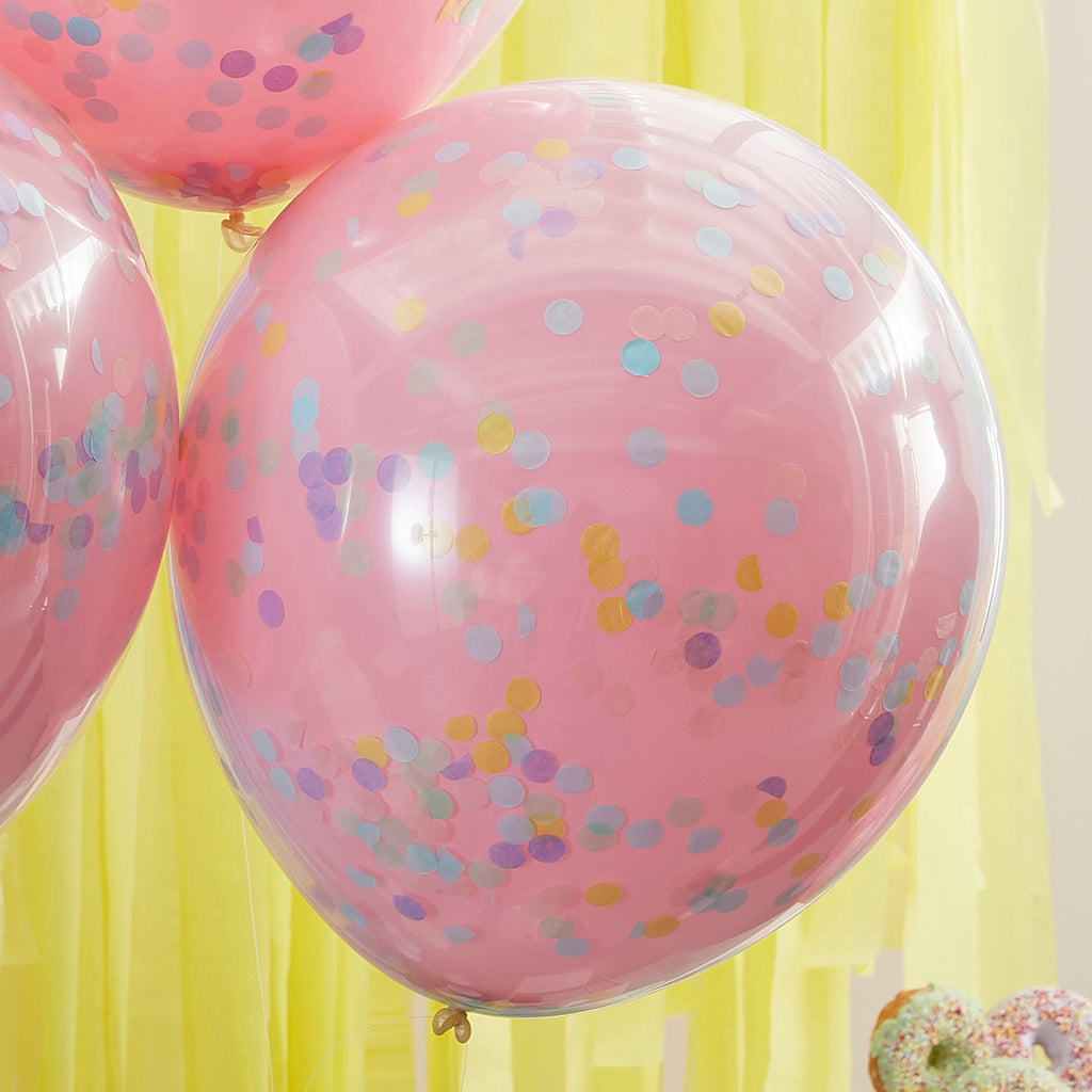 ginger-ray-double-layered-pink-_-pastel-rainbow-confetti-latex-balloon-18in-pack-of-3-ginr-mix-342