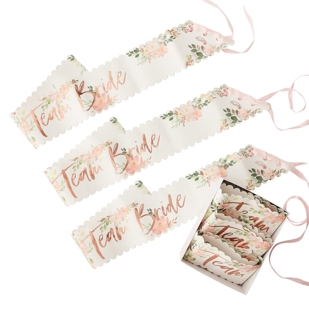 ginger-ray-floral-team-bride-sashes-pack-of-6-ginr-fh-208