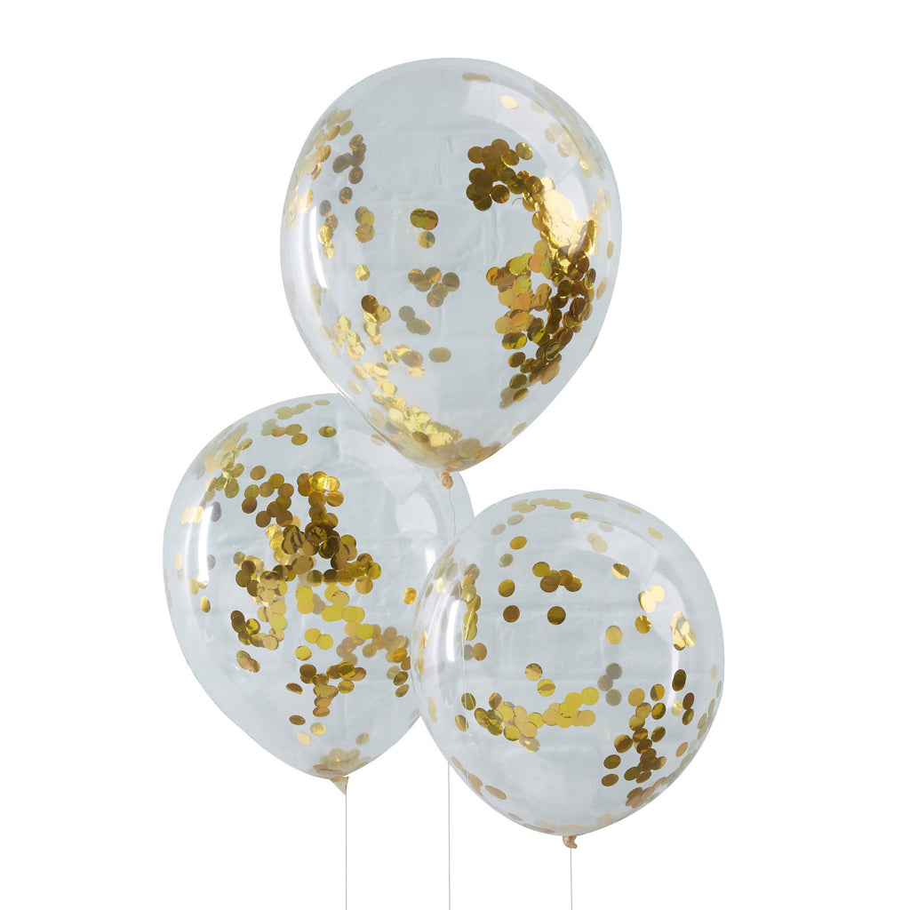 ginger-ray-gold-confetti-latex-balloon-12in-pack-of-5-ginr-pm-196
