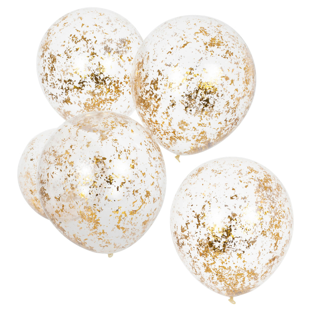 ginger-ray-gold-glitter-latex-balloon-12in-pack-of-5-ginr-mix-154