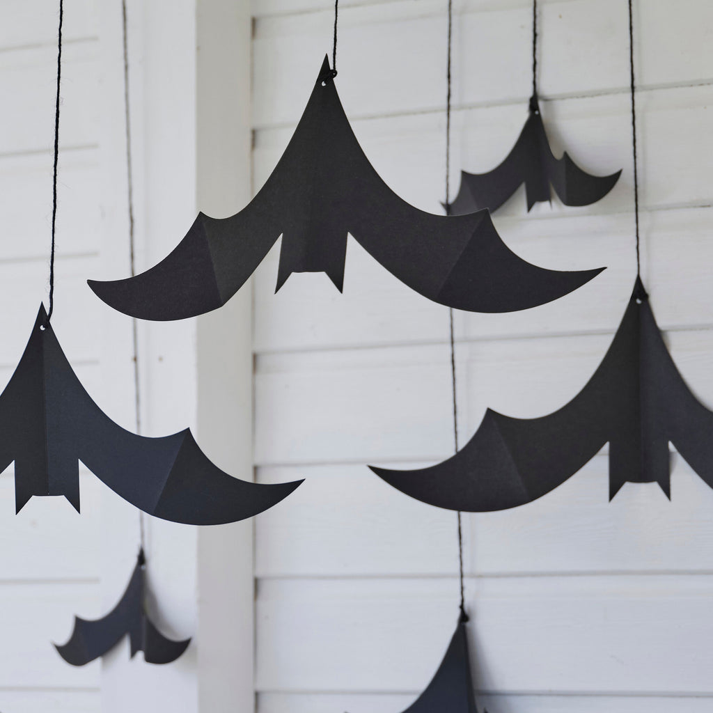 ginger-ray-hanging-bats-halloween-decorations-pack-of-10-ginr-fn-101-