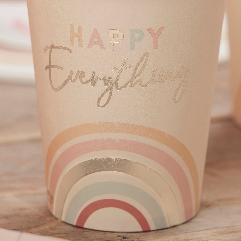 ginger-ray-happy-everything-natural-rainbow-birthday-party-cups-pack-of-8-ginr-hap-115