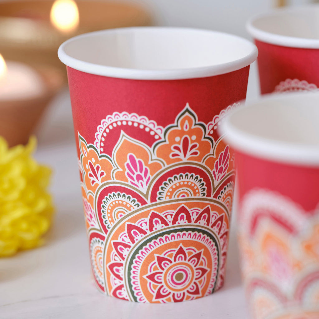 ginger-ray-multicoloured-paper-diwali-cups-pack-of-8-ginr-dw-109