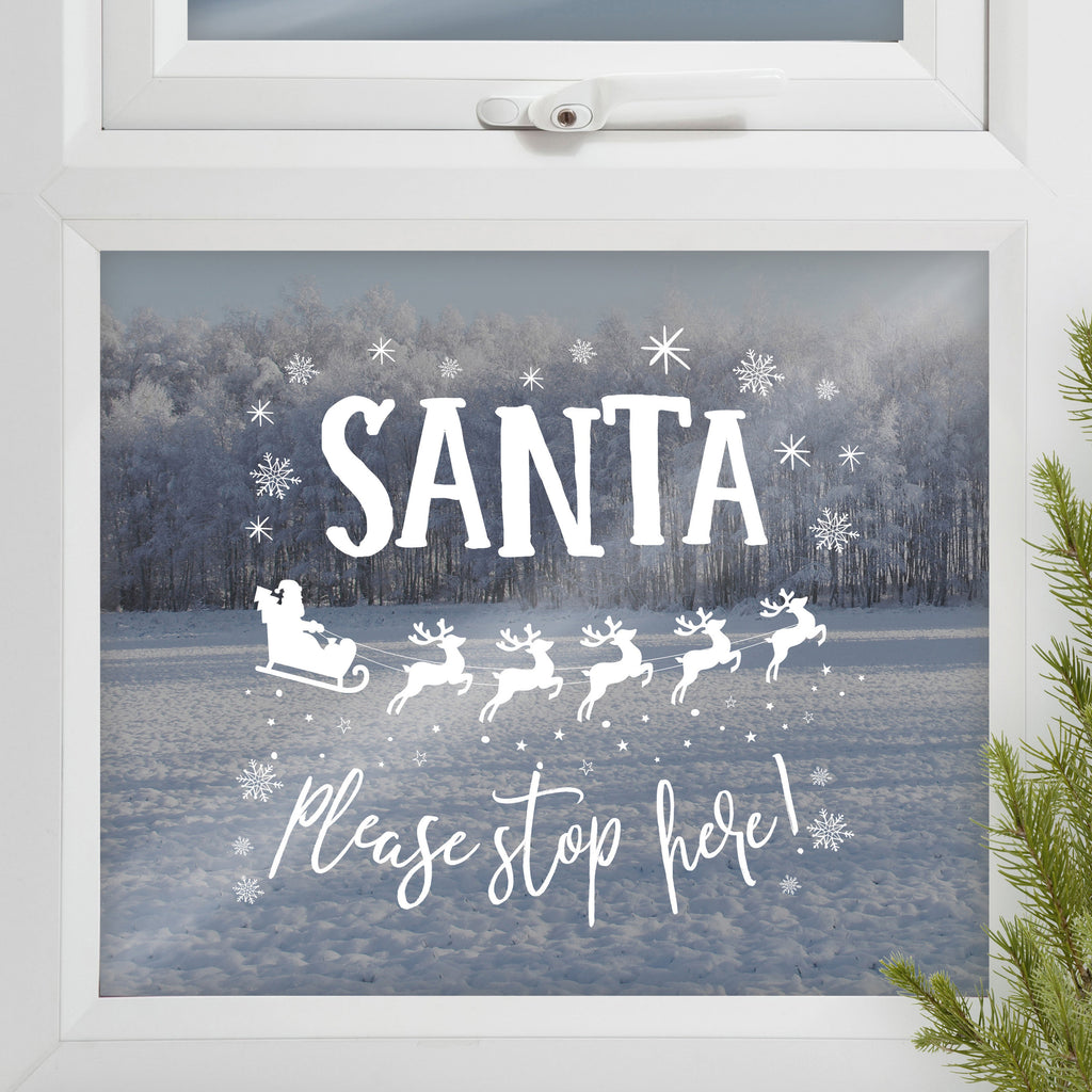 ginger-ray-novelty-christmas-santa-stop-here-window-sticker-ginr-nv-239