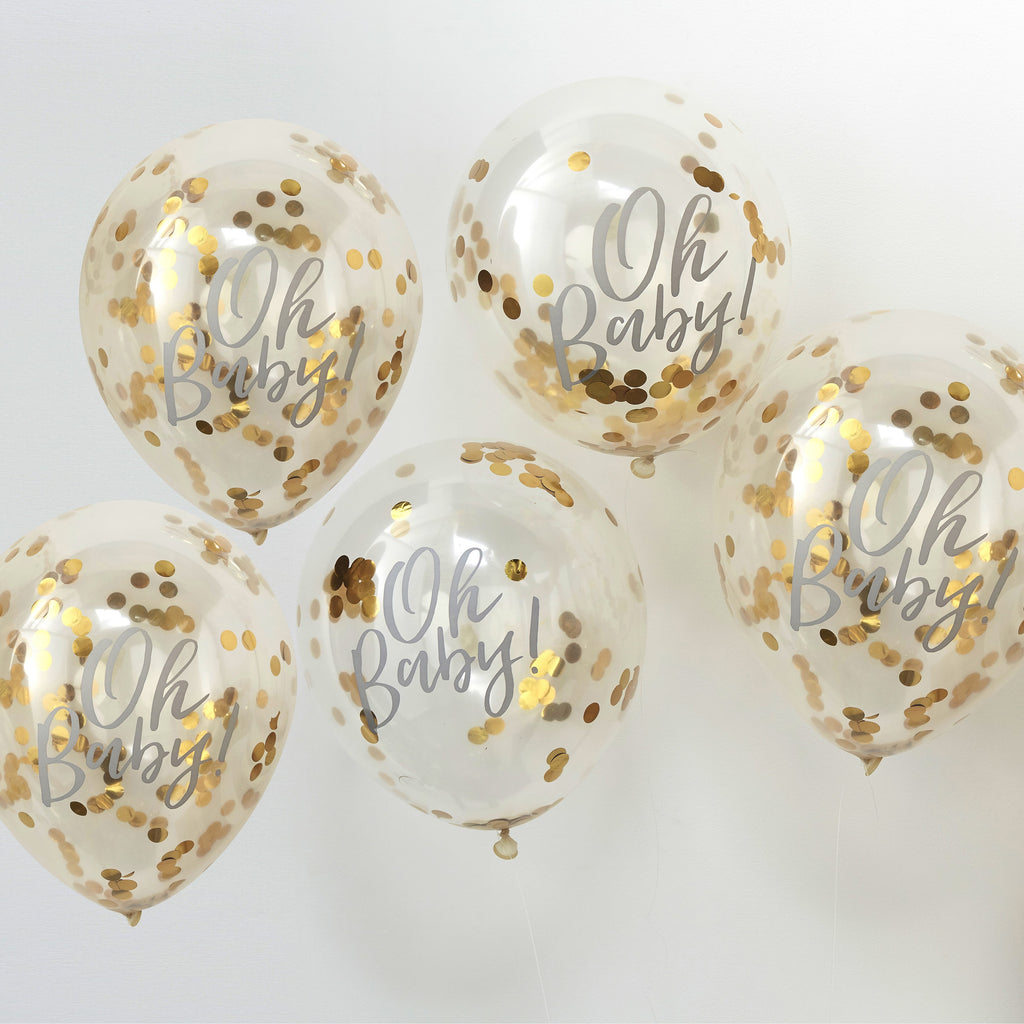 ginger-ray-oh-baby-printed-gold-confetti-balloons-oh-baby-12in-30cm-pack-of-5- (2)