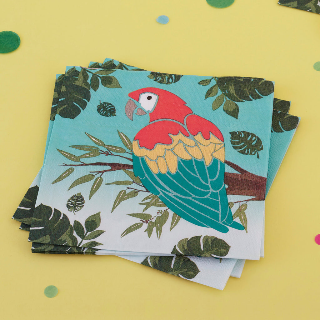 ginger-ray-parrot-paper-napkins-pack-of-16-ginr-il-717