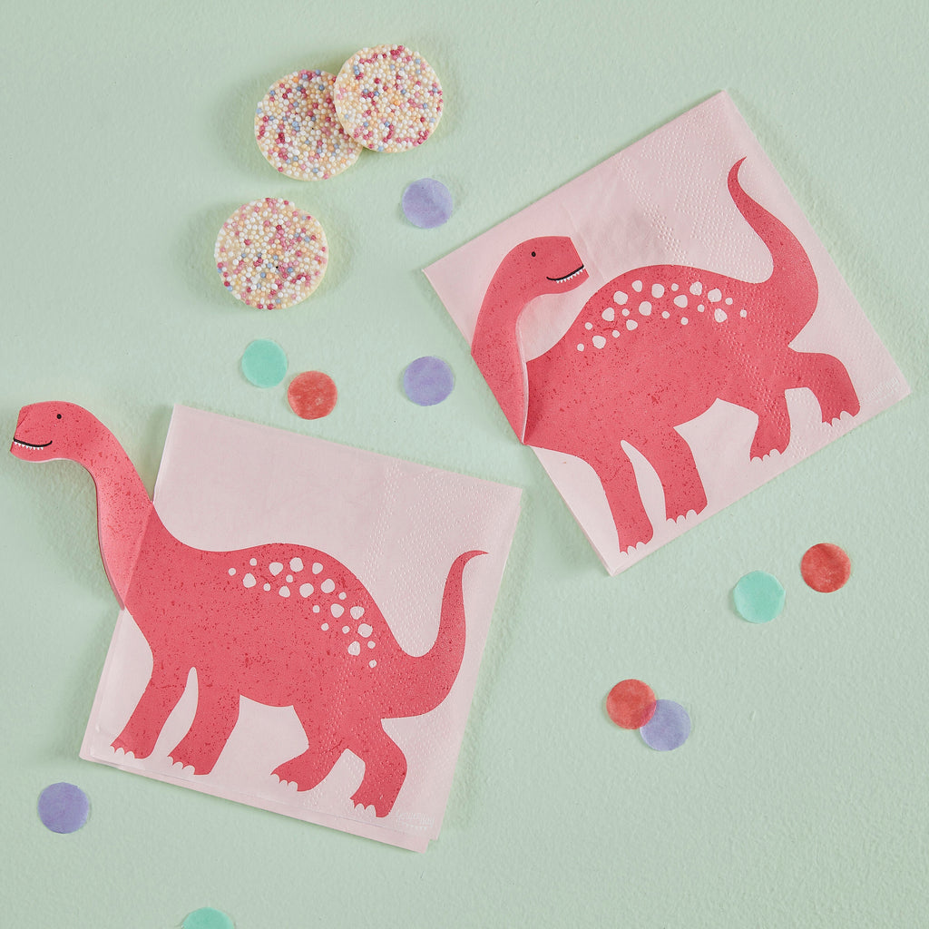 ginger-ray-pink-pop-out-dinosaur-paper-napkins-pack-of-16-ginr-dino-103