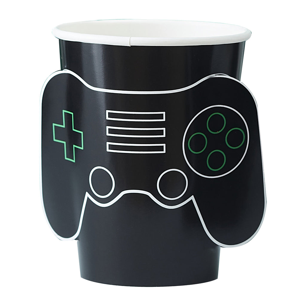 ginger-ray-pop-out-game-controller-paper-cups-pack-of-8-ginr-game-102