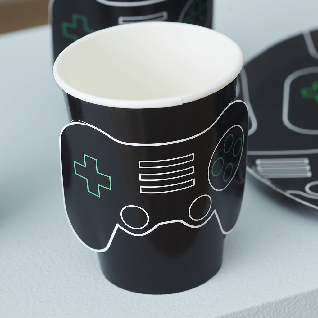 ginger-ray-pop-out-game-controller-paper-cups-pack-of-8-ginr-game-102