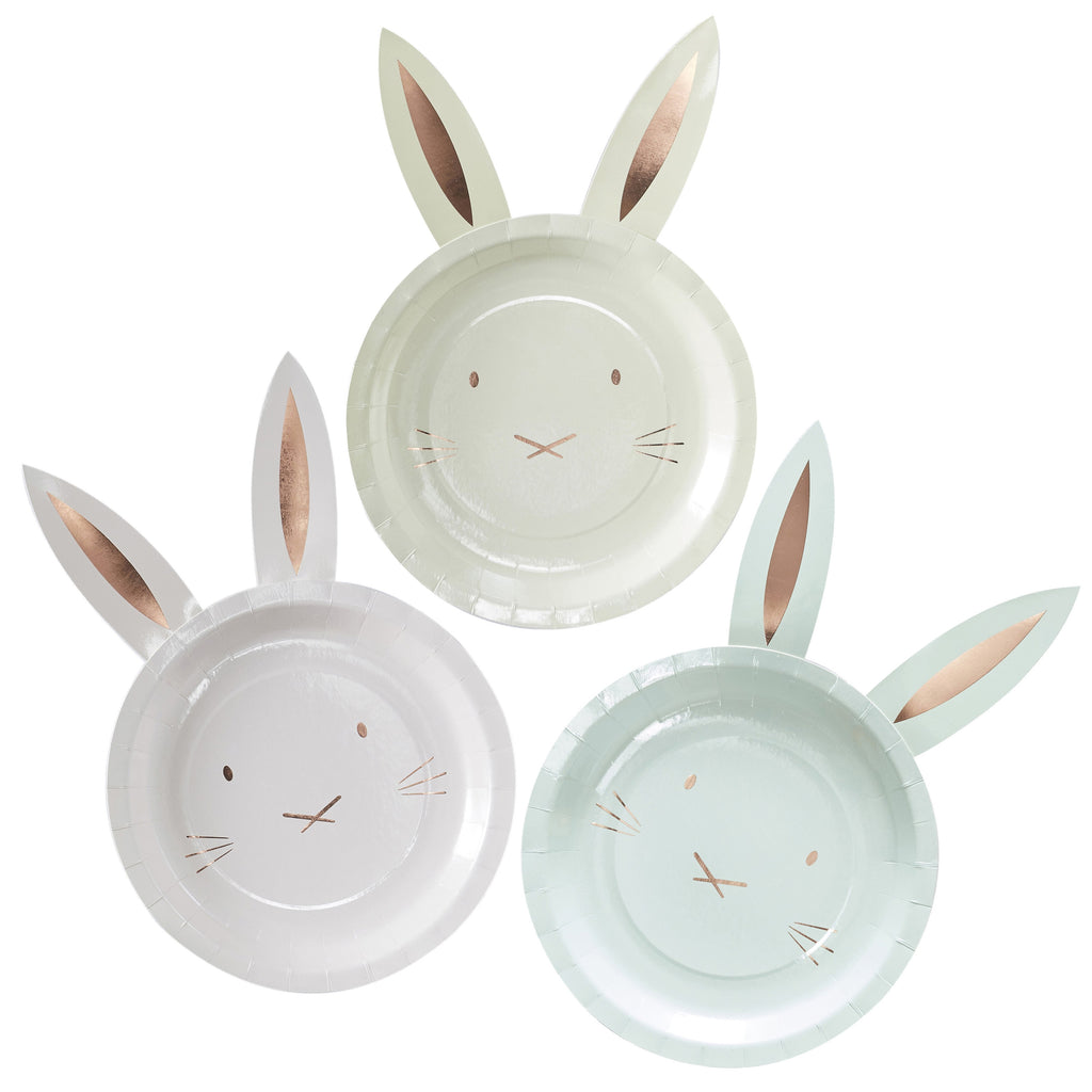 ginger-ray-rose-gold-foiled-bunny-paper-plates-hoppy-easter-pack-of-8- (1)