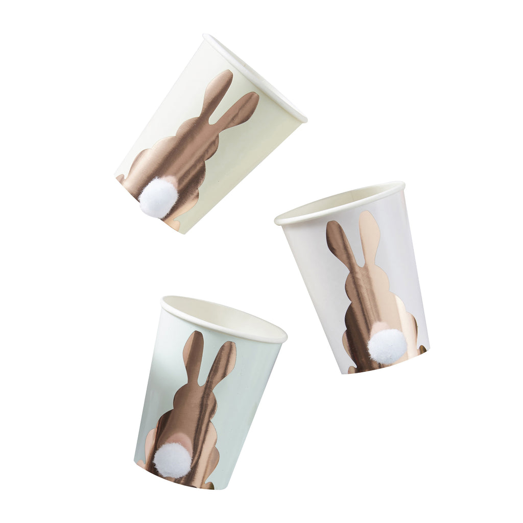 ginger-ray-rose-gold-foiled-pom-pom-paper-cups-hoppy-easter-pack-of-8- (1)