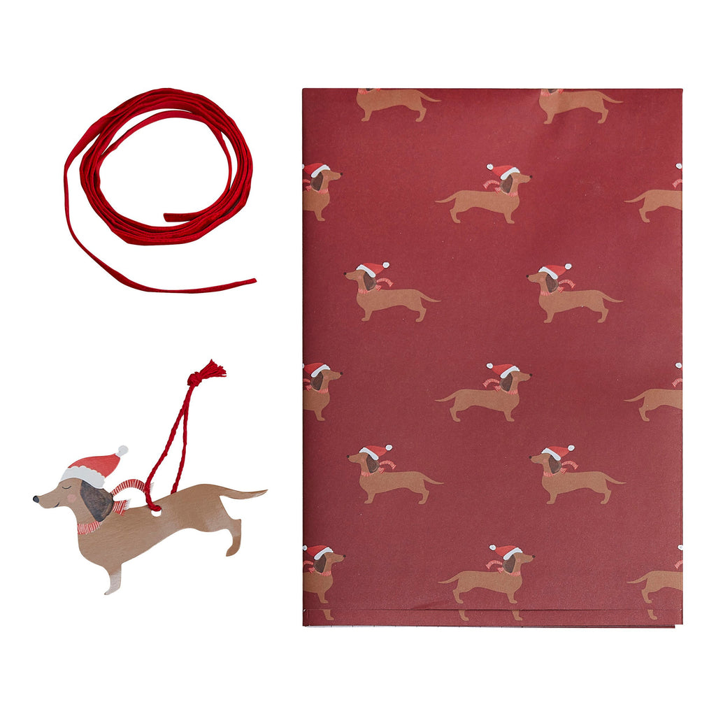 ginger-ray-sausage-dog-christmas-wrapping-paper-kit-ginr-mry-160-