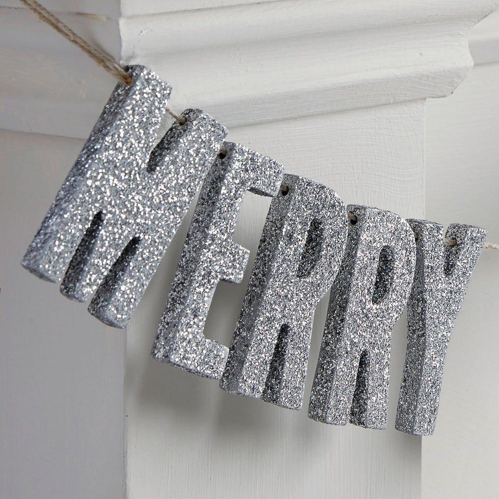 ginger-ray-silver-glitter-merry-christmas-wooden-bunting-ginr-cm-419