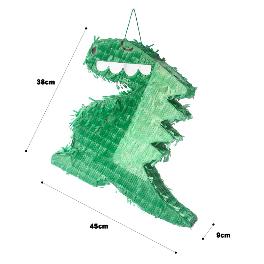 Green Dinosaur Pinata 45cm x 38cm x 9cm