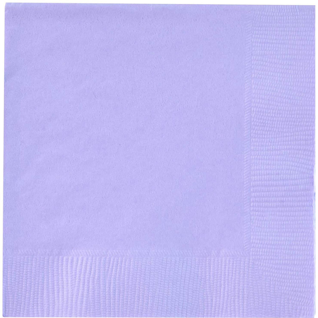 Luncheon Napkins 3-Ply 13in x 13in - Lavender - Pack of 20