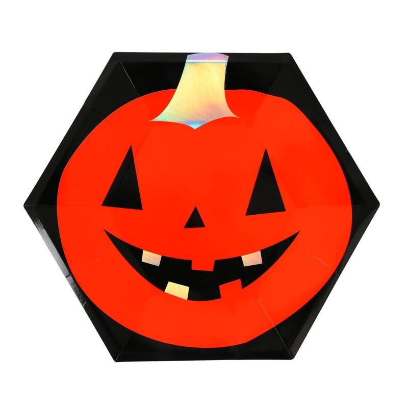 Halloween Character Plates Large 9in - Pack of 8