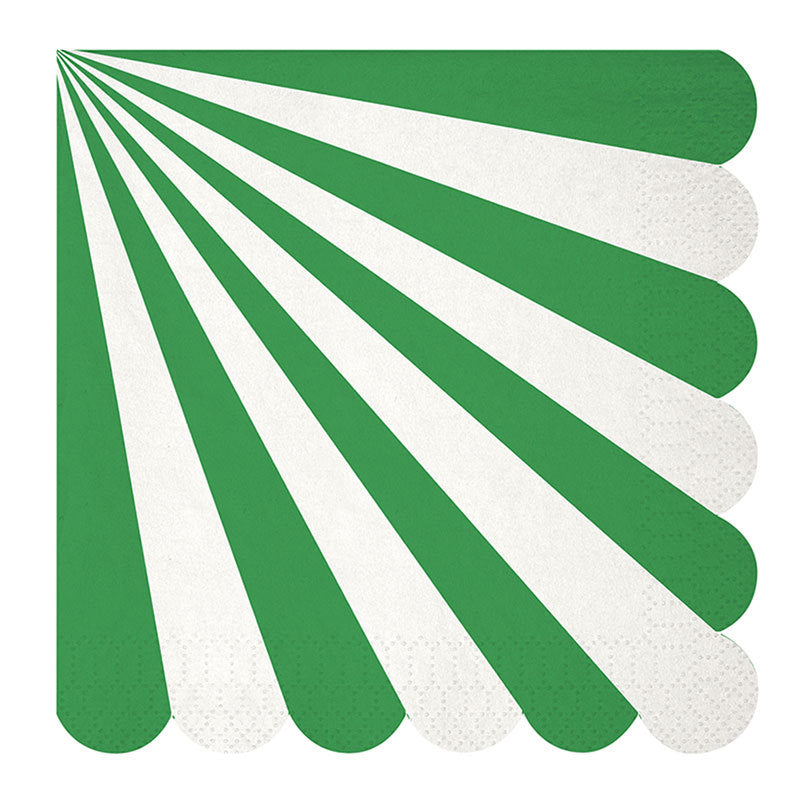 Toot Sweet Green Large Napkins 13in - Pack of 20