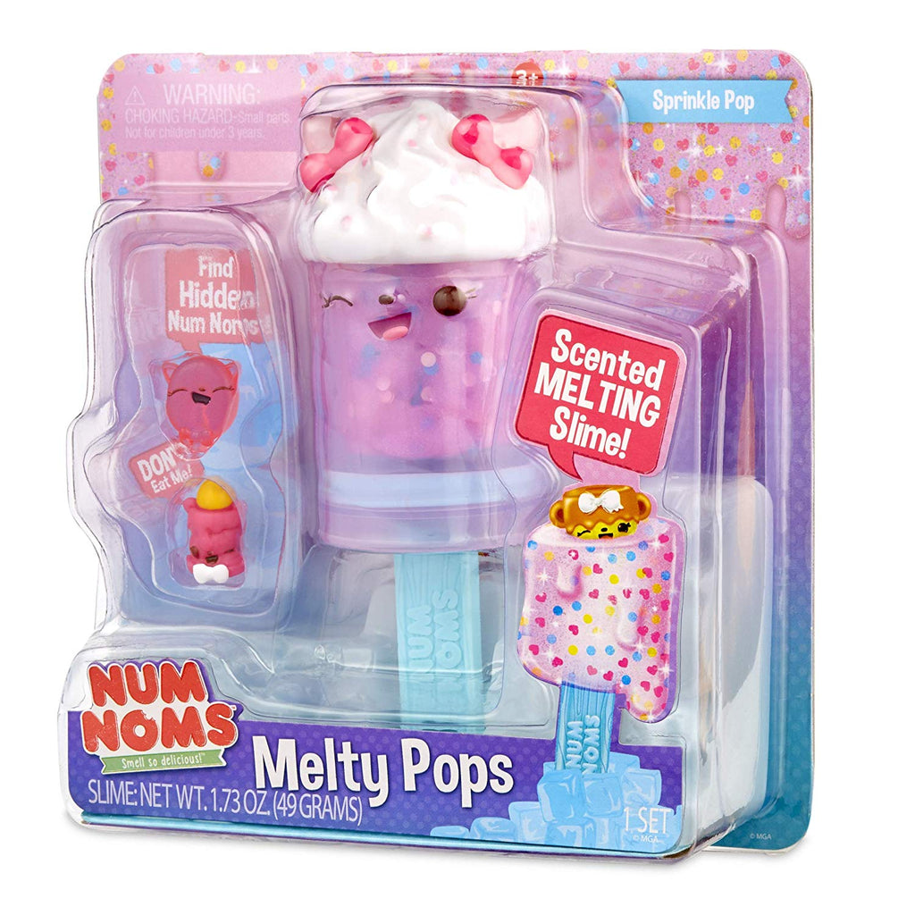 Num Noms Snackables Melty Pops Scented Melting Slime - Sprinkle Pop
