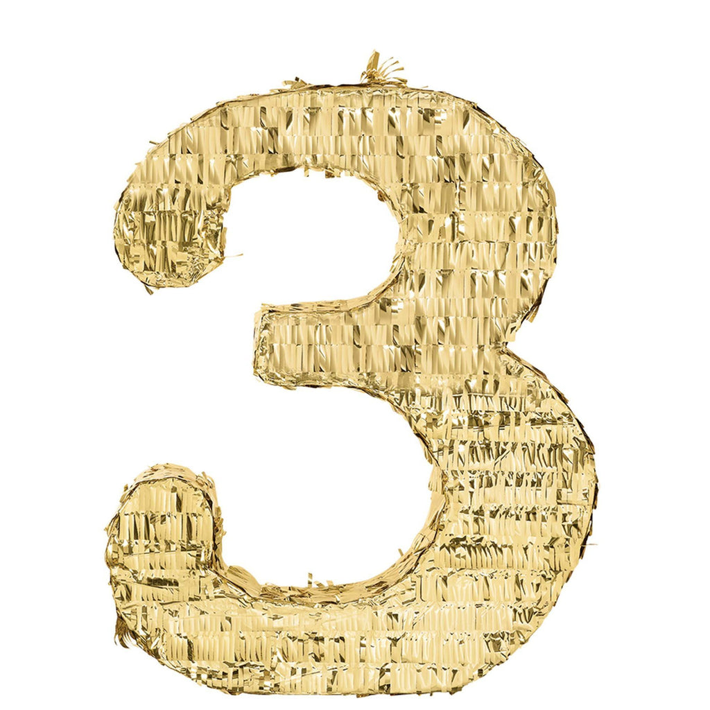 number-3-boho-birthday-deluxe-pinata-gold-21.7in-x-11.7in-x-3in-1