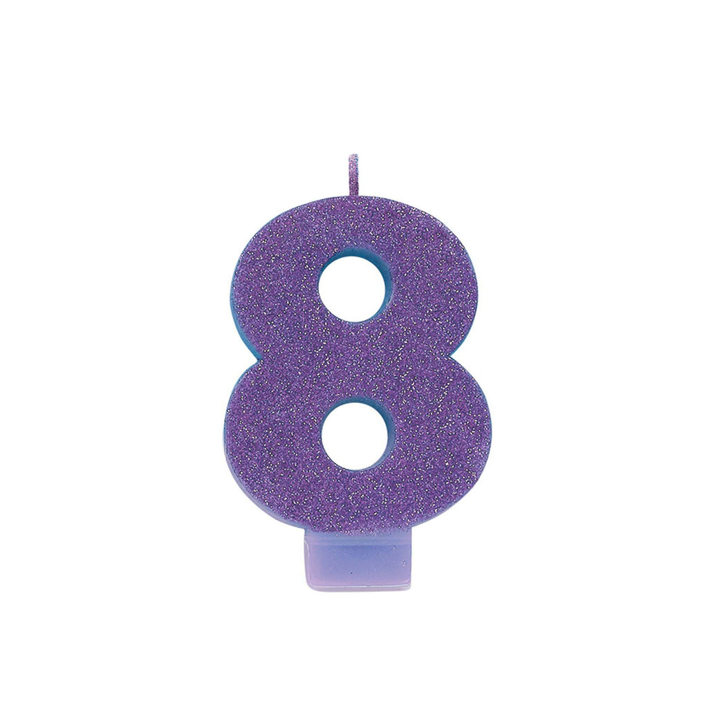 number-"8"-cake-candle-glitter-purple-1