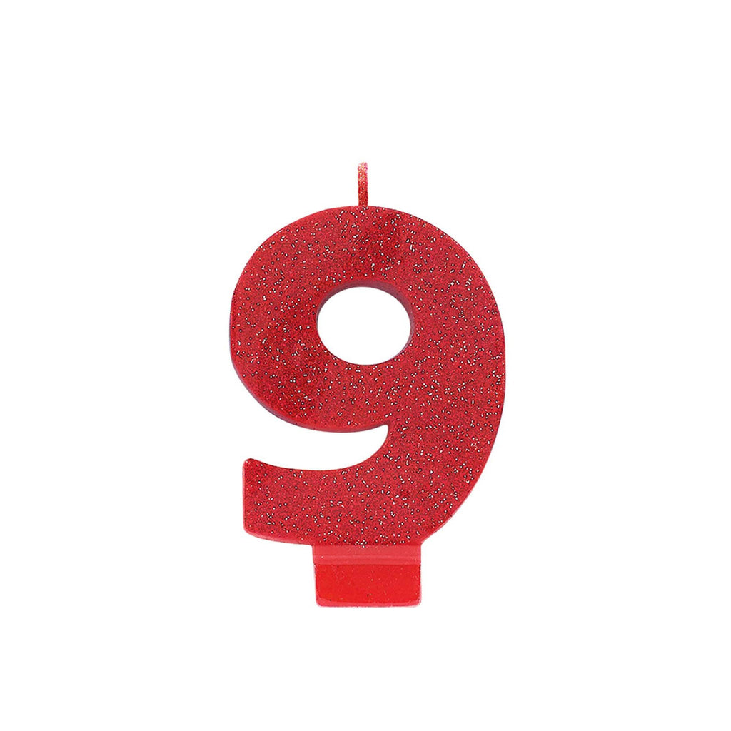 number-"9"-cake-candle-glitter-red-1