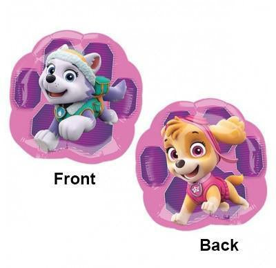 Paw Patrol Girls Die Cut Foil Balloon 25in x 23in / 64cm x 59cm
