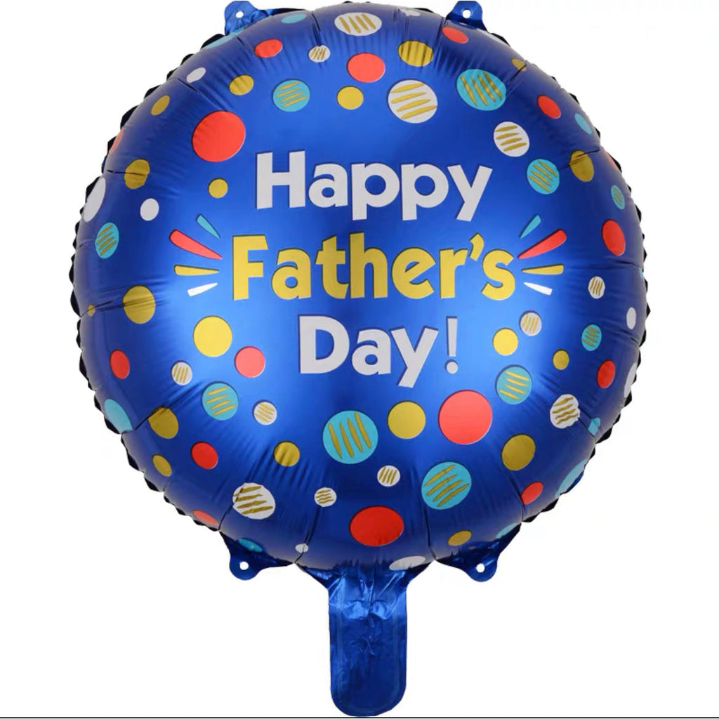 usuk-matt-blue-dot-happy-fathers-day-foil-balloon-18in-usuk-fb-00285