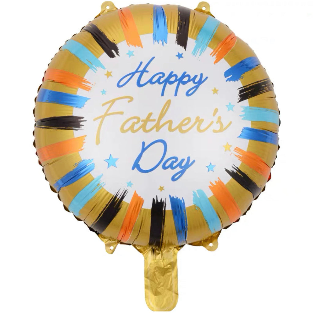 usuk-matt-gold-colourful-striped-happy-fathers-day-foil-balloon-18in-usuk-fb-00268