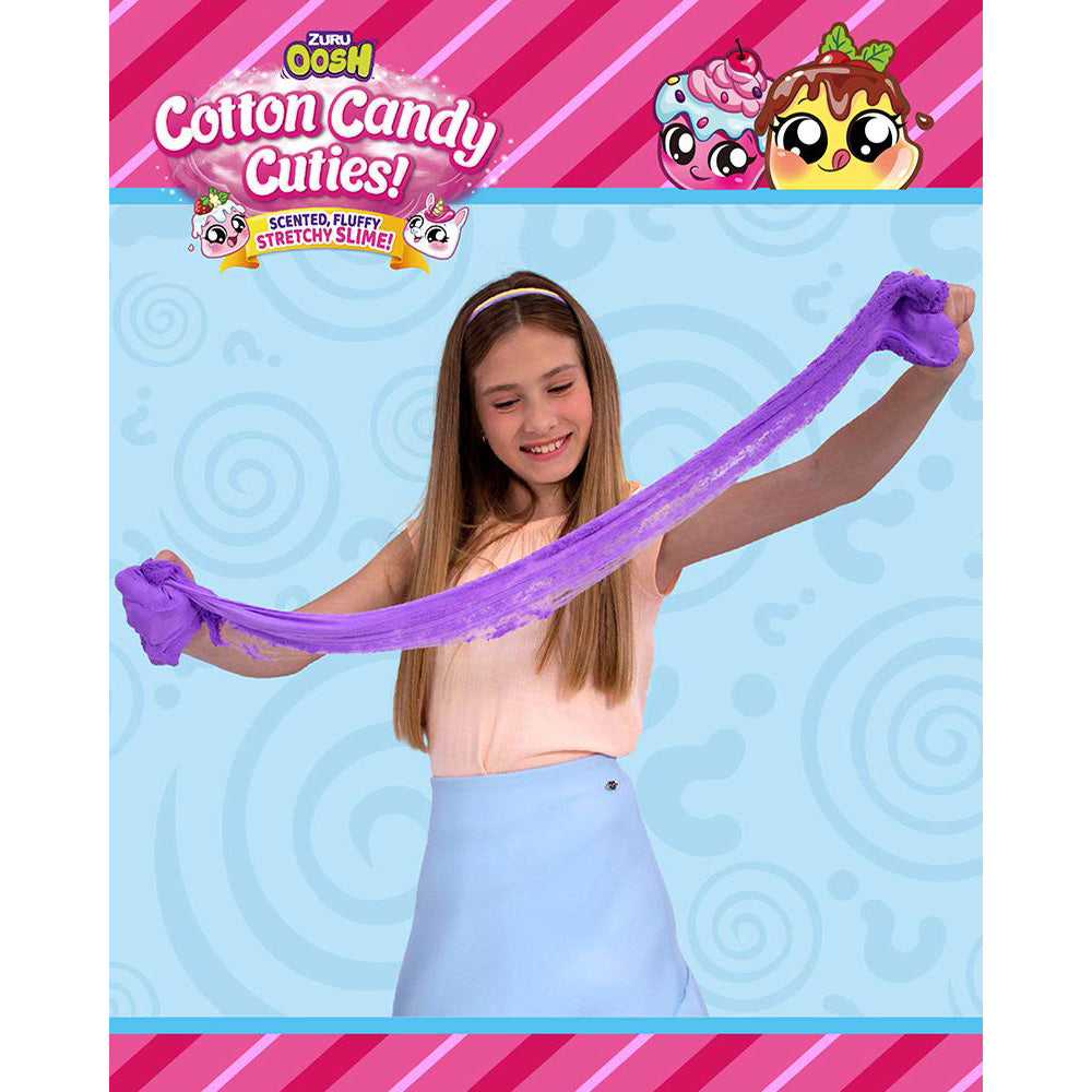 Zuru Oosh Cotton Candy Cuties Stretchy Foam Slime - Series 1 - Medium Pop - Green